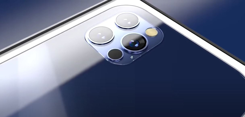 Cụm camera thêm cảm biến LiDAR trên iPhone 12 Pro 