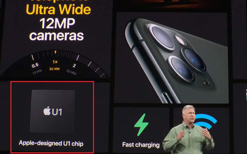 Chip xử lý U1 trên iPhone 11 