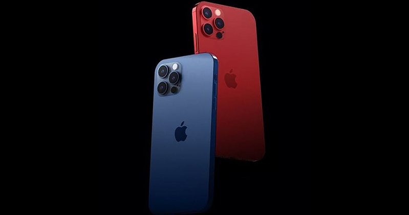 iPhone 12 đỏ và xanh navy sẽ là hai phối màu cực hot 