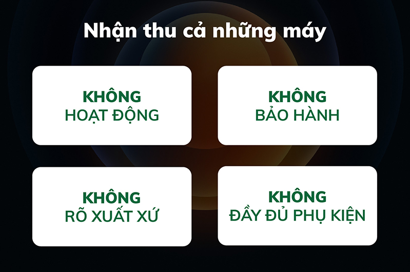 Lên đời iPhone 12 - Thu CŨ đổi MỚI trị giá đến 2.000.000đ Lên đời iPhone 12 - Thu CŨ đổi MỚI trị giá đến 2.000.000đ
