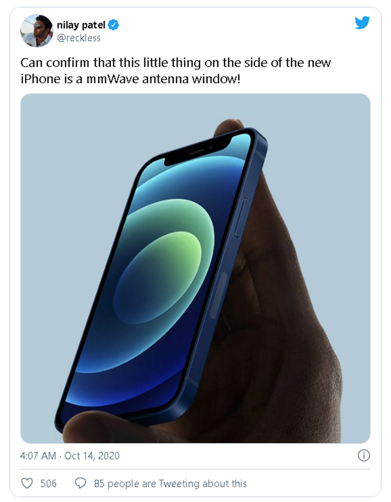 Chiếc rãnh thần kỳ gây tò mò đối với các iFan iPhone 12 có rãnh ở thị trường Mỹ