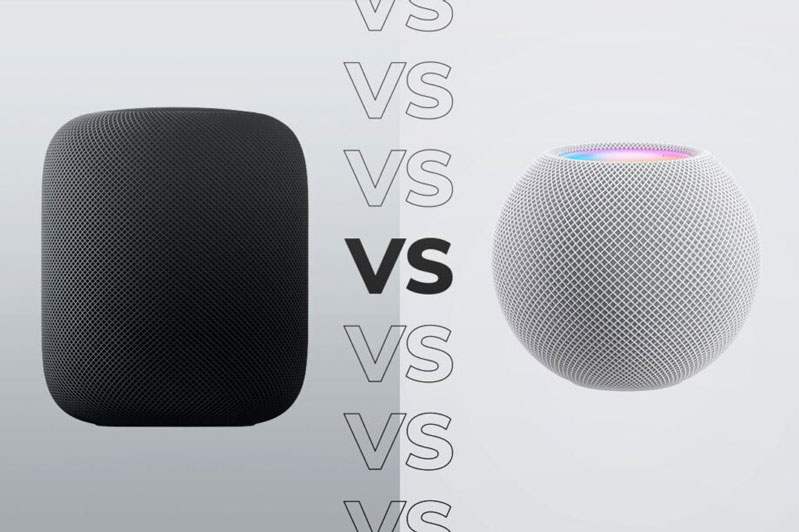 So sánh homepod và homepod mini 