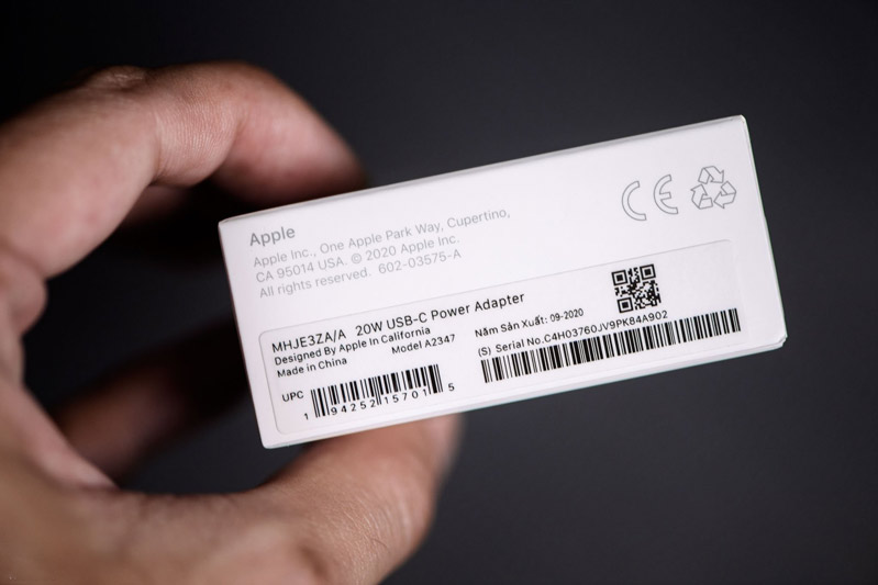 sạc 20w hình 3 sạc 20w cho iphone 12