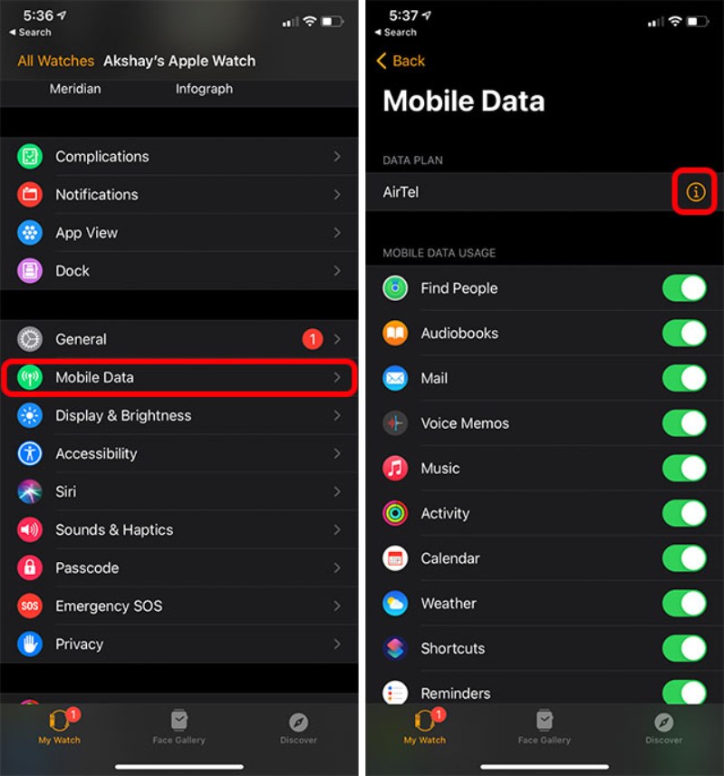 Xóa dữ liệu trên Apple Watch