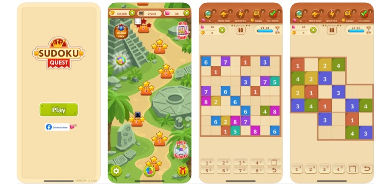 Trò chơi Sudoku Quest Color Sudoku