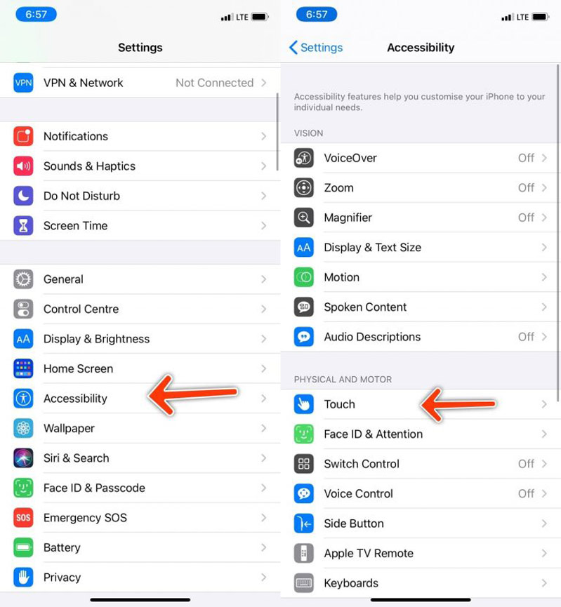 Cách mở Back Tap trên iPhone 12 