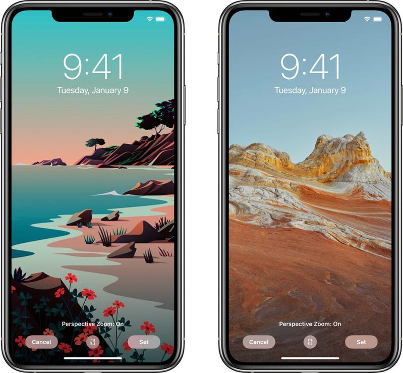 hình nền mới trên ios 14.2 