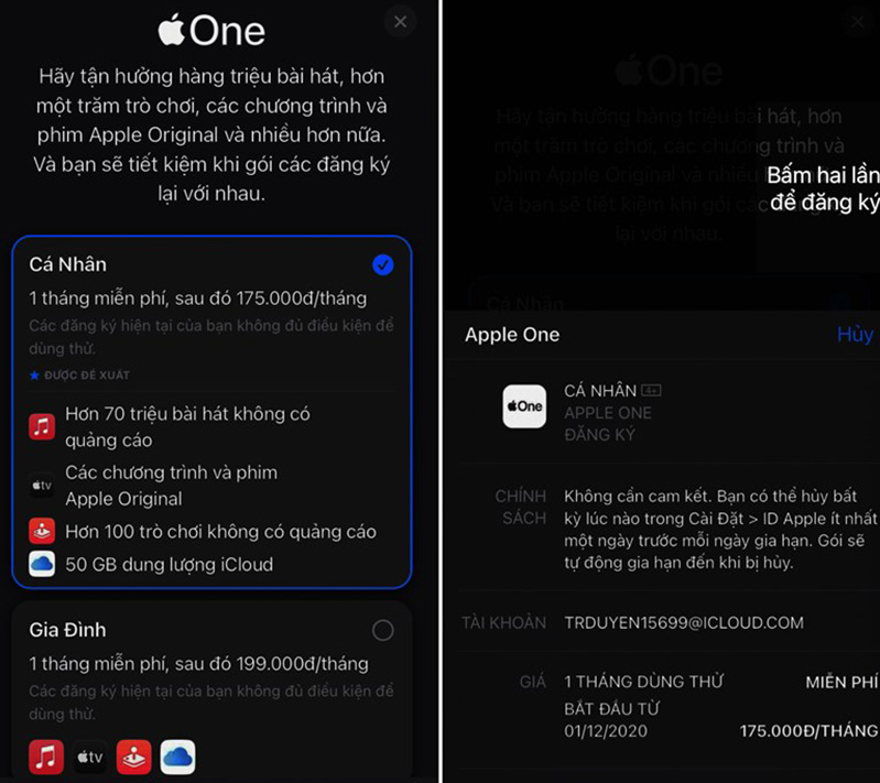 Cách kích hoạt Apple One trên iPhone