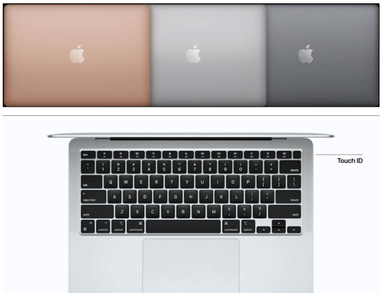màu MacBook Air 2020 M1 