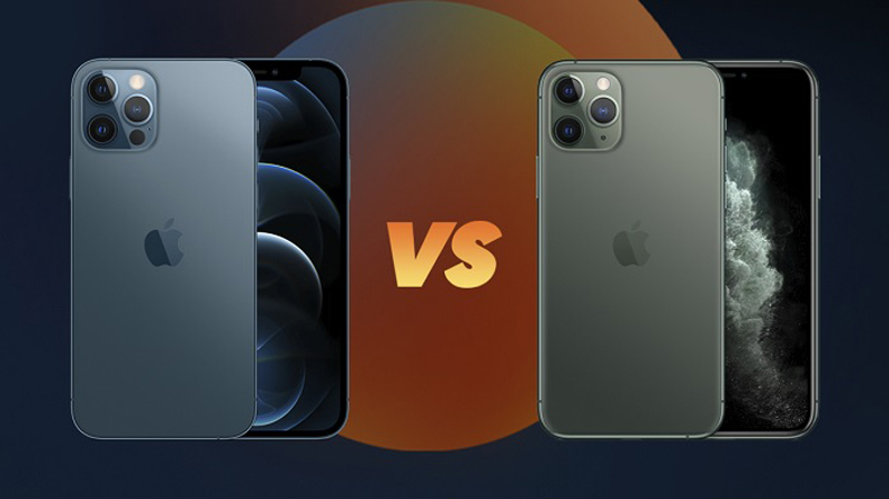 so sánh iphone 12 pro max và 11 pro max 
