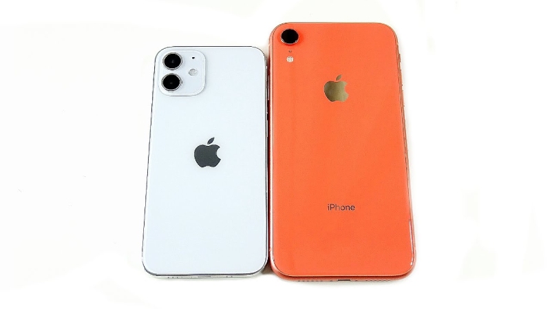 So sánh giữa iPhone 12 mini và iPhone XR
