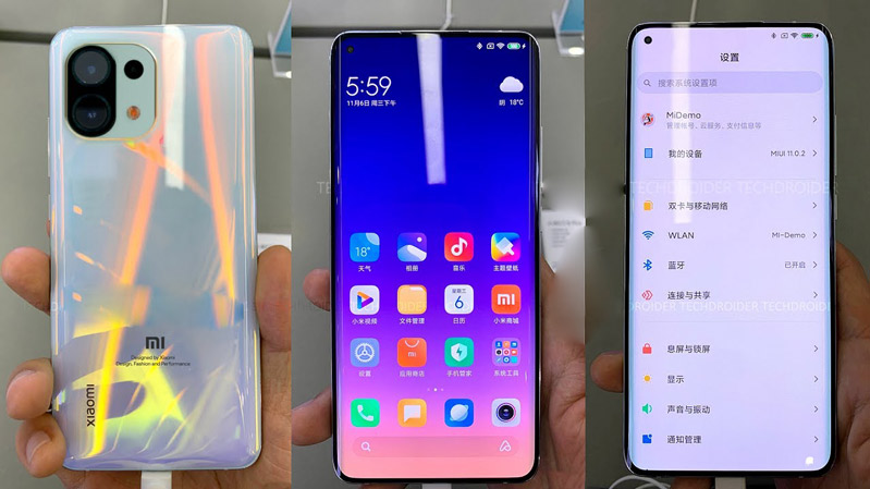 Thông số xiaomi mi 11 lộ diện hình 3 Xiaomi Mi 11