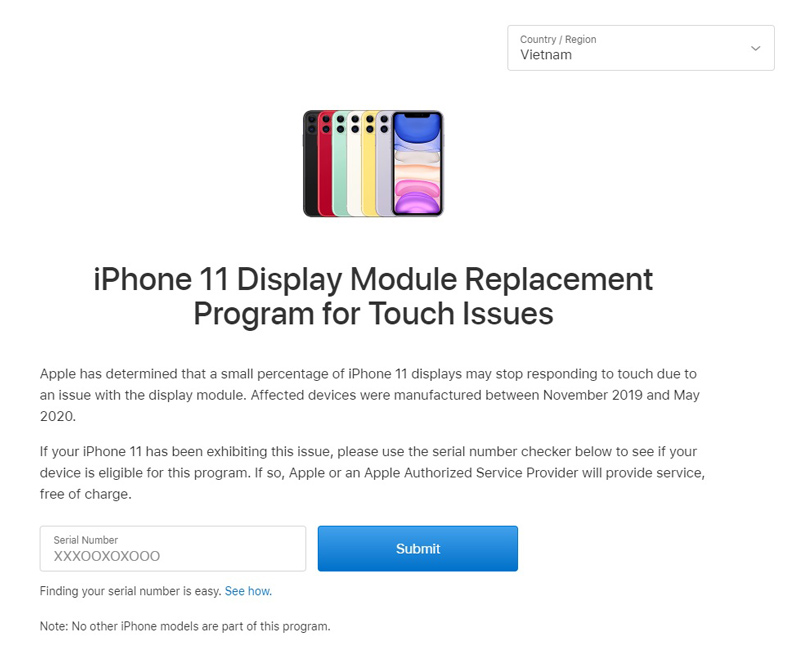 thay thế màn hình iphone 11 