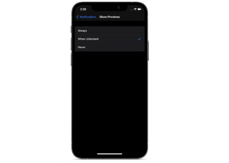 Bảo mật màn hình iPhone