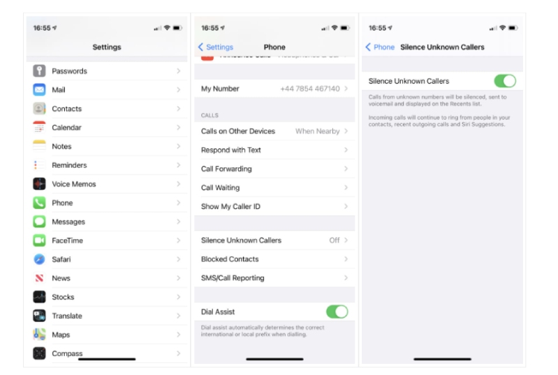 Cách chặn cuộc gọi, tin nhắn và Email Spam trên iPhone