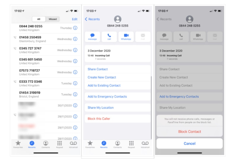 Cách chặn cuộc gọi, tin nhắn và Email Spam trên iPhone