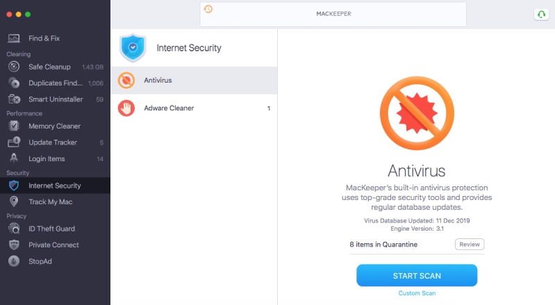 MacKeeper 5 chống virus