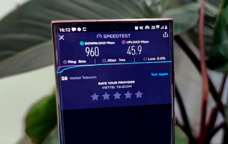 tốc độ 5g note 20 ultra 