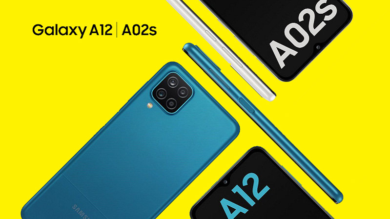 galaxy a12 và a02s 