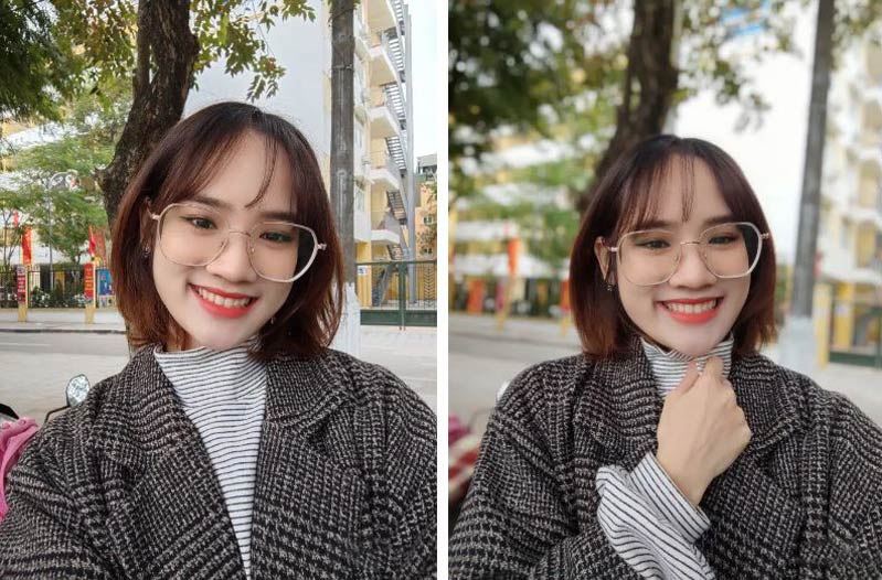 ảnh chụp tự sướng với camera trước của xiaomi  mi 11 