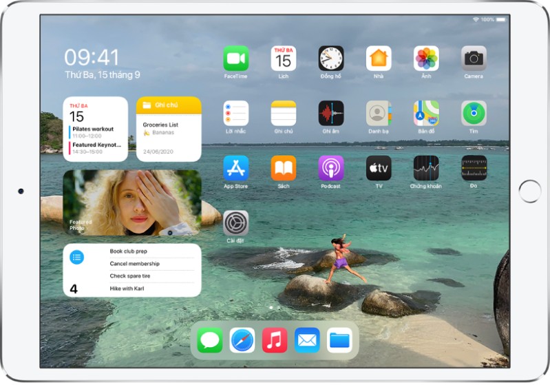 Thiết lập iPad mới