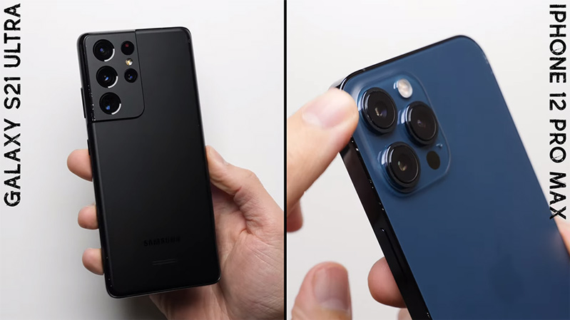 độ bền của hai mẫu smartphone 