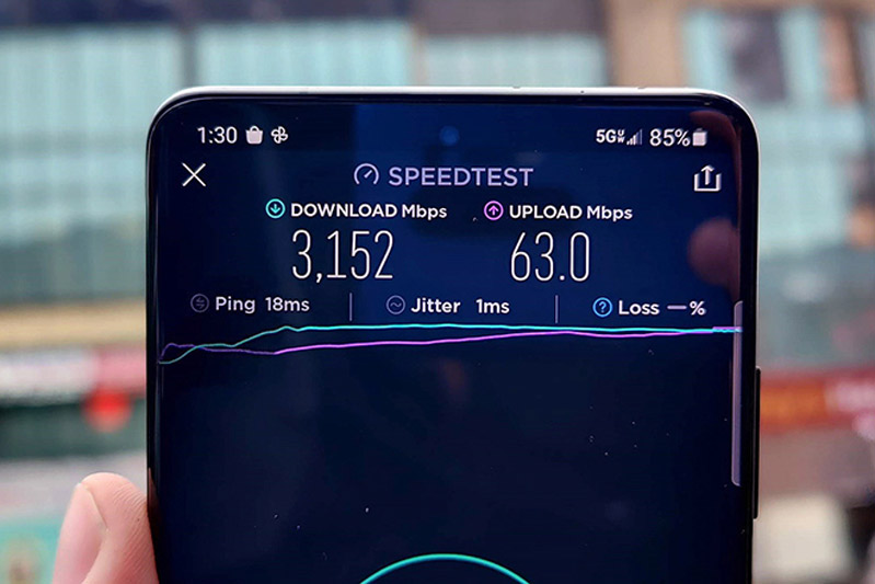 tốc độ 5G 