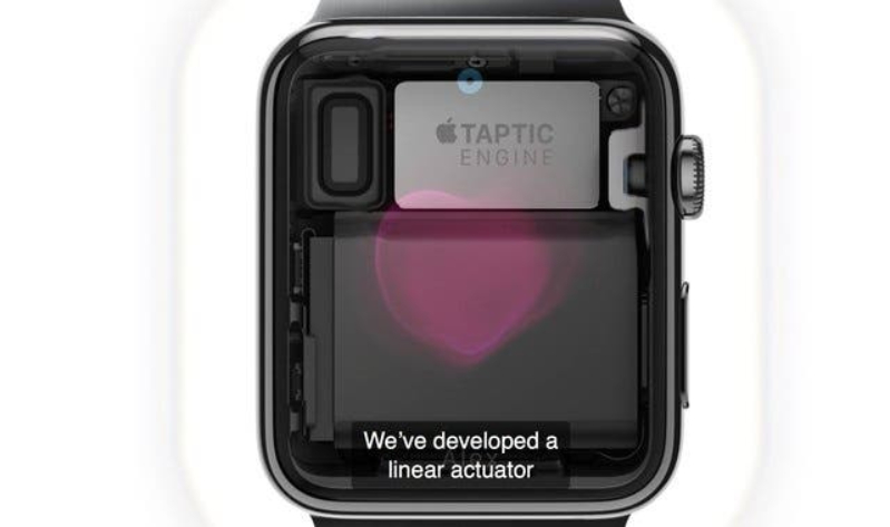 Apple Watch hình 1 Apple Watch tương lai có thể dùng pin để cung cấp phản hồi xúc giác