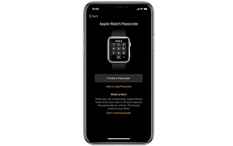 apple watch 3 thiết lập mật khẩu cho apple watch