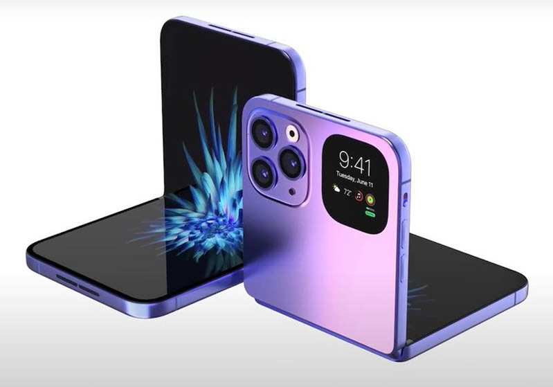 thiết kế iphone màn hinh gập 