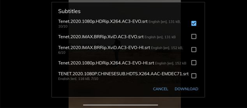 Tự động thêm phụ đề vào phim trên Android bằng MX Player