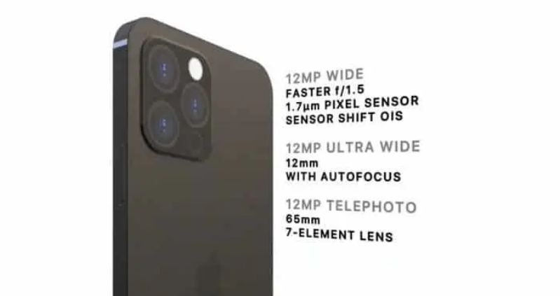 camera tren iphone 13 pro