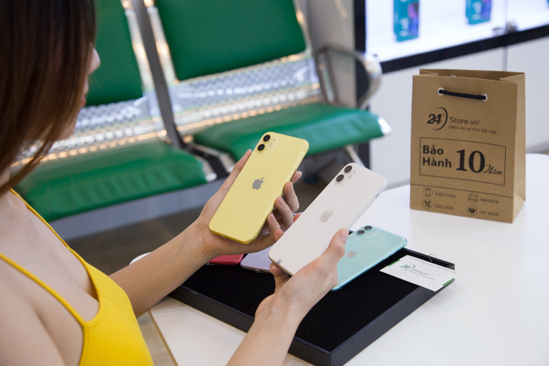 lựa chọn màu iphon 11 