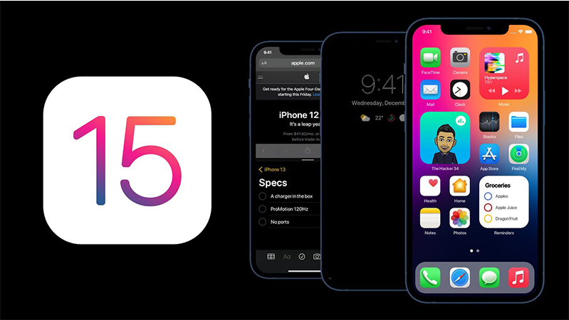 Cài đjăt được thiết kế lại iOS 15