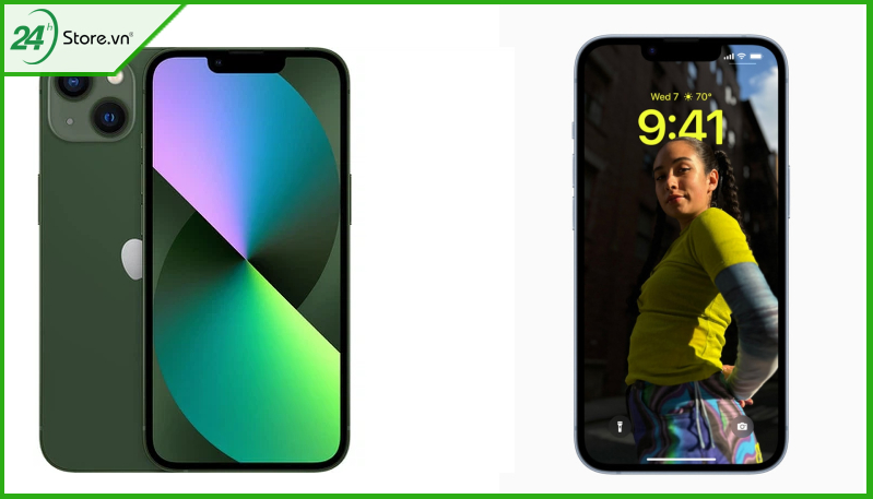 Giá bán điện thoại iP 14 và iPhone 13 Mini