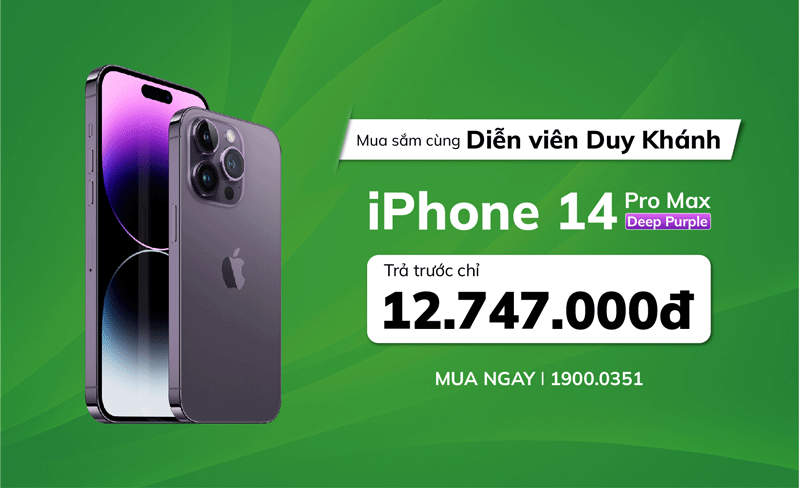 Duy Khánh mua iPhone 14 tại 24hStore Hãy mua sắm cùng Duy Khánh tại 24hStore