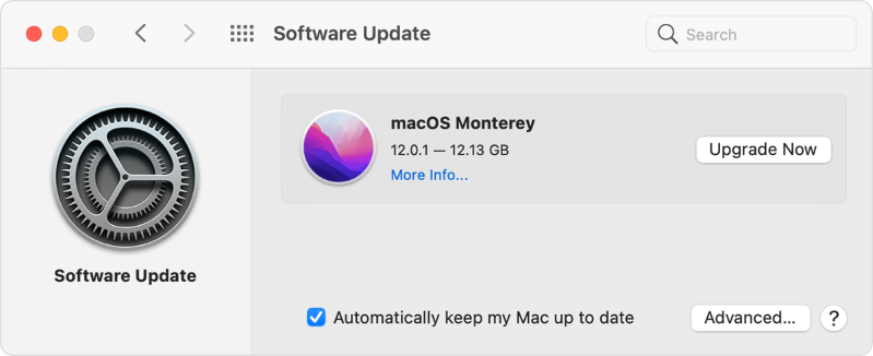 Cập nhật phần mềm trên Mac