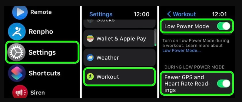 Tại sao Apple Watch Ultra có thể trụ tới 60 giờ sử dụng? Apple Watch Ultra phải có cài đặt tập luyện được bật để giảm nhịp tim và chỉ số GPS