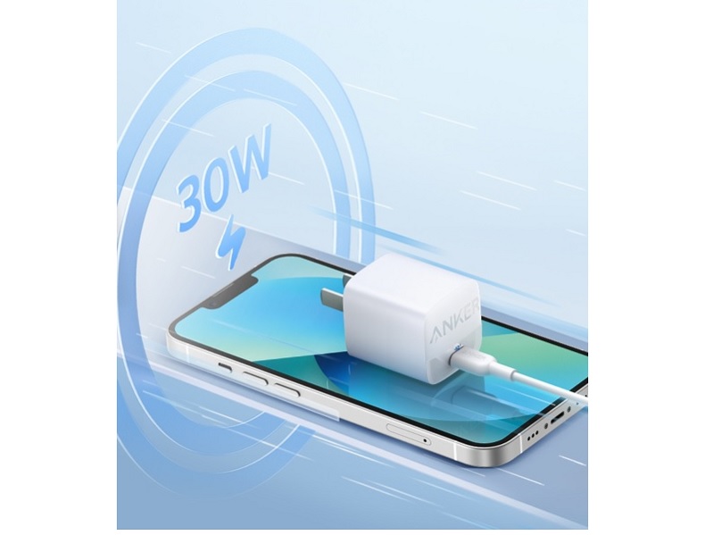 Cốc Sạc Anker 313 Charger A2639 PD 30W USB-C Sạc nhanh với Cốc Sạc Anker 313 Charger A2639