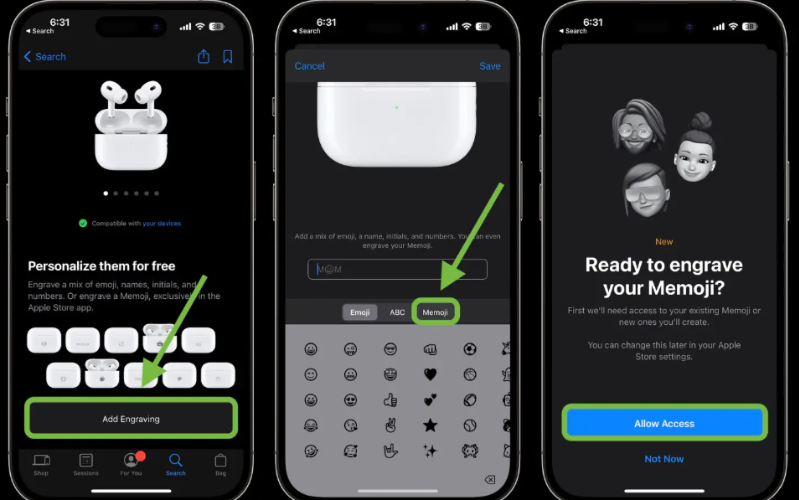 Tìm kiếm AirPods hoặc AirPods Pro
