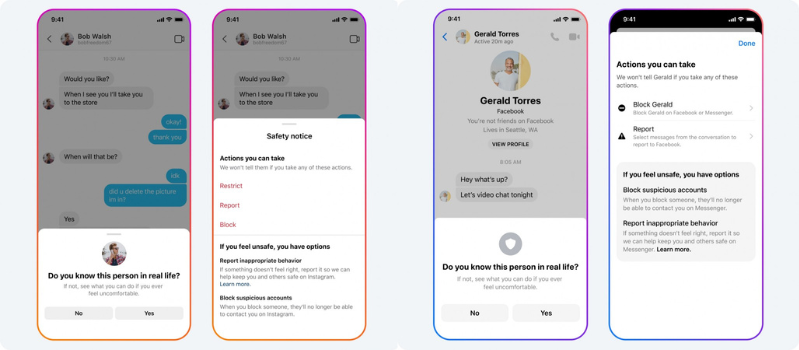 Facebook bảo vệ quyền riêng tư của thanh thiếu niên Các tính năng an toàn trên Messenger và Instagram Direct