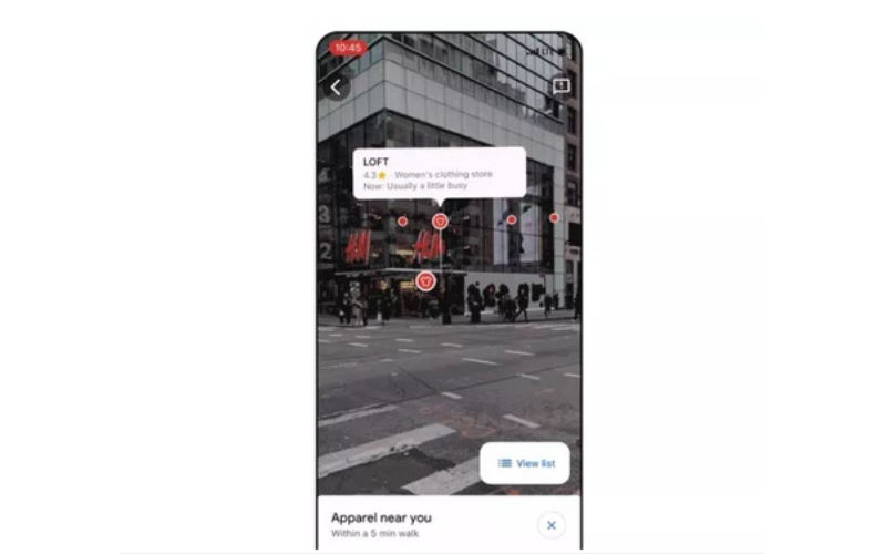 Google đang triển khai Live View trên cả 2 hệ điều hành iOS và Android ở nhiều thành phố bao gồm London, Los Angeles, New York, Paris, San Francisco và Tokyo