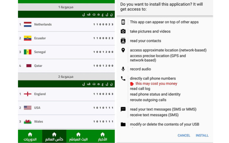ứng dụng này là RAT (Remote Access Trojan) cho phép tin tặc điều khiển thiết bị từ xa