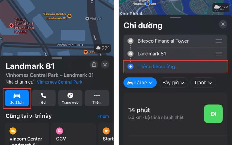 Truy cập ứng dụng Bản đồ trên iPhone của bạn