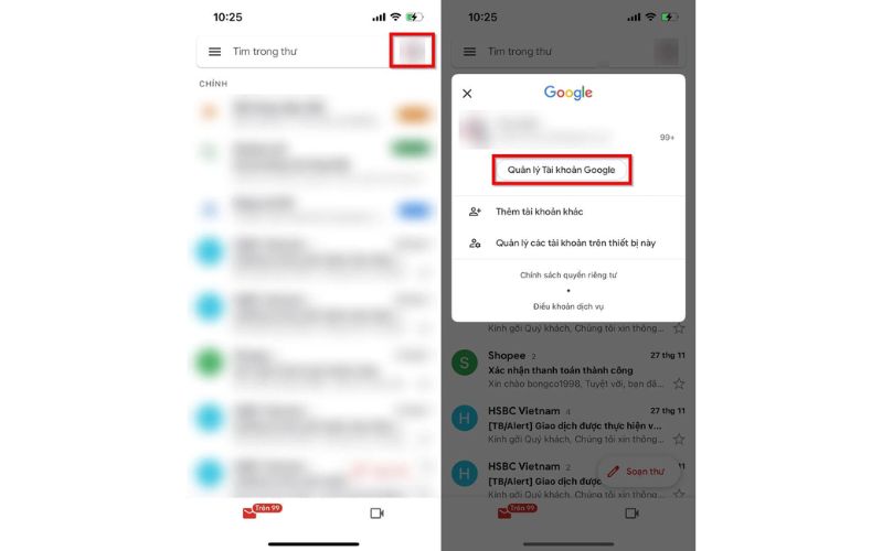 Bảo mật dữ liệu hoạt động Google