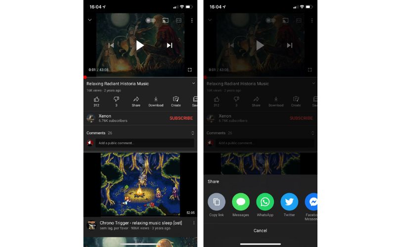 tải video youtube về iPhone camera roll