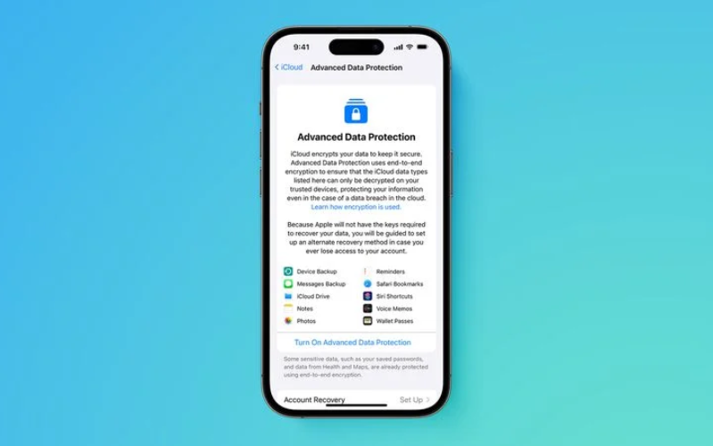 Các tính năng của iOS 16.2 tất cả dữ liệu trong iCloud đều được bảo vệ