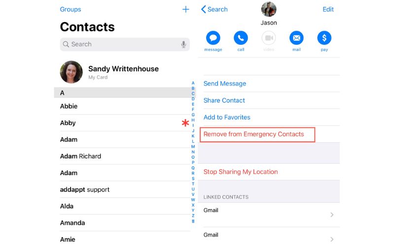 Danh bạ liên hệ khẩn cấp trên iOS 16 Danh bạ liên hệ khẩn cấp trên iOS 16