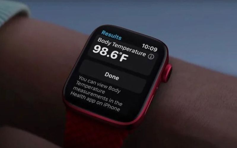 Apple Watch Series 8 - 41mm - GPS - mặt nhôm, dây cao su Cũ chính hãng Cảm biến nhiệt độ hữu ích