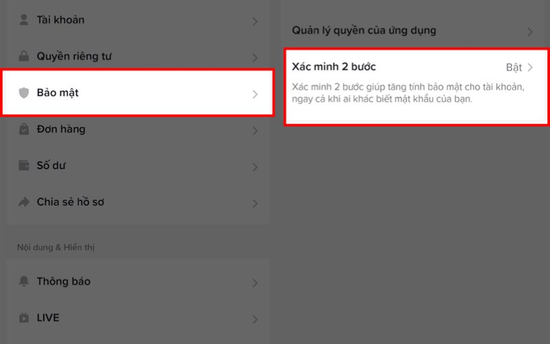 Chọn tiếp vào 2 phương thức xác minh có thể là SMS và mật khẩu hoặc Email và mật khẩu hoặc cả 3 luôn